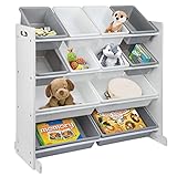 ONVAYA® Kinderregal Noah | Organizer | Spielzeugregal mit Boxen (Spielzeug Organizer)