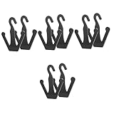 CLISPEED 8 Stück Fahrradhaken Regalhaken Fahrräder Fahrräder Sneaker-Regal Sandalen Wäscheständer Zum Aufhängen Von Schuhen Organizer Slipper-Rack Haken Doppelhaken Schuhe