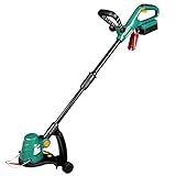 BRAST Akku Rasentrimmer inkl. 18V Lithium Ionen Akku Ladegerät Motorsense Freischneider Grasschneider Grasschere Rasenschere Strauchtrimmer Heckenschere Grasschermesser Strauchschermesser