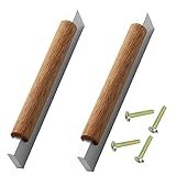 YQOLG87 Griffe für Küchenschränke,Massivholz Schublade ziehen Griffe,Möbelknäufe mit Schrauben,2 Stück für Badezimmer Schrank Kleiderschrank Tür Dresser,118mm/4.6in