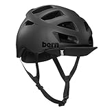 Bern Erwachsene Helm Allston, Schwarz (mattschwarz), M (55.5-59 cm)