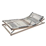 RAVENSBERGER Lattenrost Klassik (Medimed) VARIABEL 44-Leisten 7-Zonen-BUCHE-Lattenrahmen | Verstellbar | Made IN Germany - 10 Jahre GARANTIE | TÜV SÜD/GS | 140 x 200 cm