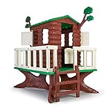 FEBER - Haus auf dem Baum, Baumhaus, Kinderspielhaus für den Garten, baumförmiges Spielhaus mit kleinem Balkon, ideal für Kinder ab 3 Jahren, Famosa (800013533)