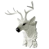 Leichter, luxuriöser Lucky Deer Head, moderner europäischer Wandbehang, geeignet für eine Vielzahl von Einrichtungsstilen