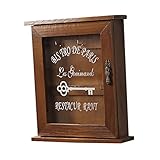 LIFKOME 1 Stück Box Schlüsselaufbewahrungsbox Wandhaken Mehrzweckaufhänger Vintage-Dekor Schlüsselkästen Aus Holz Schlüsselbehälter Schlüsselaufbewahrungsbox Aus Holz