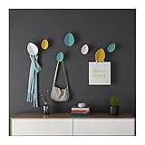 GRFIT Wandgarderobe Wandhalterung Kleiderständer Ästhetisches Metall Tragbarer Kleiderständer Schlafzimmer Kreative Moderne Biblioteca Flurmöbel Kleiderhaken Wand