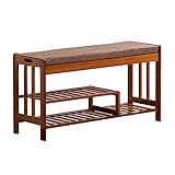 Schuhständer Freistehende Schuhregale Europäische Schuhregale Multifunktionales Sofa Hocker Schuhregal Eingang Wohnzimmer Schuhaufbewahrung Organizer Platzsparend (Farbe: B, Größe: 90 * 30 * 50 cm)