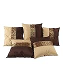 Cushion Cover 40X40 Set of Polyester Indian Decorative Sofa Cushion Covers  Decor Throw Pillow for Sofa Couch Livingroom