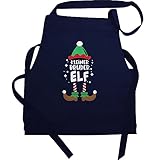 Schürze - Kleiner Bruder - Schürze Erwachsene - Weihnachten Kleiner Bruder Elf - 80 cm x 73 cm (H x B) - Navy Blau - X967