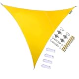 Sun Sail Shade,Dreieck Wasserbeständiger Garten Patio Sonnenschutz Segel Canopy Block Mit Freiem Seil