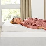 maxVitalis orthopädisches Bett Keilkissen Reflux, Bettkeil 90 cm, Visko-Mineralschaum, Matratzenkeil gegen Kopf- und Rückenschmerzen, Dekubitus, Refluxkissen, Matratzenerhöhung