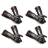 ailill 8 x Hochwärme-Handschuhe, isolierte Kochhandschuhe für Grill/Grill/Smoker/Ofenhandschuh/Backen