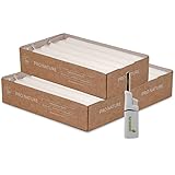 DecoLite: Pro Nature Stearin-Kronenkerzen 200/22 mm (3 x 10er Pack) 6 Stunden Brenndauer. Deutsche Markenherstellung + Kerzenprofi Stabfeuerzeug. Stabkerzen Kronenkerzen Haushaltskerzen Halterkerzen