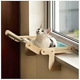 DISHENGZHEN Katzenfenster-Sitzstangen-Regalbett, Katzen-Hängematten-Fenstersitz-Bettregale, Kätzchen-Sill-Haustierprodukte, Rundum-Sonnenbad Für Bis Zu 44 Lbs, Für Katzen Im Innenbereich