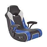 X Rocker G-Force Sport 2.1 Gaming Sessel | Floor Rocker | Gaming Stuhl mit 2.1 Audiosystem | Blau/Schwarz