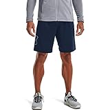 Under Armour Tech Graphic Short, atmungsaktive Sweatshorts für Männer, komfortable kurze Hose mit loser Passform Herren, Blau (Academy / Steel) , XL