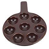 Yardenfun Französische Gegrillte Schnecken Japanische Platten Mikrowellentablett Antihaftbeschichtetes Kochgeschirr Lebensmittelteller Teller Speiseteller Muschelgabel Restaurant Geschirr