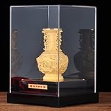 PAREKS Skulpturen Dekor Bunte Skulpturen Statuen Ornament Figuren Sand Gold Vase Ornament Home Statue Wohnzimmer Vase TV Schrank Dekoration