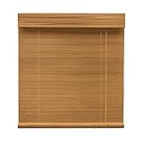 Bambusrollo Blickdicht Fenster-Rollo Bambus Jalousie Bambus Hochwertiges Bambus Rollo Bambusrollo In Natur, Robust Und Langlebig Verbesserte Privatsphäre Für Balkon Tea Room