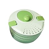 Salatschleuder, Salad Spinner, Groß 4l Salat Trockner, Salatschleuder Mit Deckel Pilzschleuder Trockenschleuder, Salatschleudern Spinner Für Frischen, Knackigen