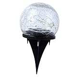 Jeanoko Wasserdichtes Knistern-Ball-Licht-dauerhaftes harmloses Spike-Lampen-Glas für Haushalts-Registrierung