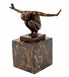 Kunst & Ambiente - Bronzefigur - Mister Universum - signiert - Milo - Der Athlet - Sport Skulptur - Fitness - Kraftsport