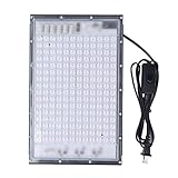 Bräunungslampe, 100W 192 LEDs 460nm Selbstbräunungslampe für Gesicht Körper, Zuhause tragbar Full Blue Lamp Selbstbräunungslampe für das Gesicht, Sonnenlampe, Haut Schönheit Gerät (EU-Stecker)