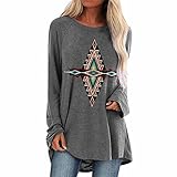 Pullover lässig Damen t Shirt Damen Langarm Cord Hemd Damen Damen Shirt V-Ausschnitt Clubbing Regular Top mit Aufdruck für Damen Steirische Langarmshirt Damen Sport Long Sweatshirt für Damen