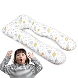 MKS. KomfortKissen Gesundheit Kinder Kissen für Bett Schlafen | Anti-Stress | Gesundheit Kinder Kissen für Bett Schlafen Oeko-Tex Hypoallergenic | kopfkissen für Kinder (4-12 Jahre) Planet