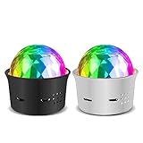 YOYIAG Super Hell Discokugel Disco Licht 2Stück 5V Mini Tragbar Wiederaufladbar Musikgesteuert Partykugel Kleine Geschenke Für Kinder Festival Gadget, Wiederaufladbar