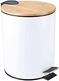 3/5L Holz Flip Bin Abfallbehälter Organizer Badezimmer Küche Wohnzimmer Büro (Color : A Size : 3L 17 * 23cm) liuguifeng (Color : A, Size : 3L 17 * 23cm)