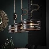 famlights Retro Deckenlampe Jamie für Esstisch/Vintage Pendelleuchte/Esszimmerlampe industrial Dimmbar Hängelampe Metall Esszimmer/Deckenleuchte Pendelleuchte Hängeleuchte rustikal landhaus E27