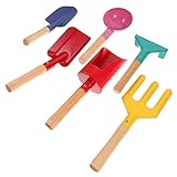 Happyyami 1 Set Kinder-Gartengeräte-Set Strandspielzeug Für Kinder Bonsai-Werkzeuge Sandkasten-Spielzeug Kinder-Gartengeräte-Set Kinder-Gartenarbeit Kinder-Gartenharke Mini-Rechen