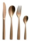 Comas Besteck-Set Barcelona Kupfer 24 Teile Edelstahl 18/10 - 3 mm / PVD-Beschichtung / Kupfer-Finish
