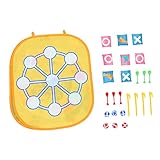 INOOMP 1 Set Wurf-Sandsäcke Familienaktivitätsspiele Wurf-Dartscheibe Wurfspielbrett Outdoor-Spielsets Outdoor-Zelt Für Kinder Outdoor-Cornhole-Set Wurfball-Spielzeug