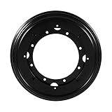 Leylor Plattenspieler – 4 Typen, robust, verzinkt, runde Form, Plattenspieler, Lager (22,9 cm schwarz)