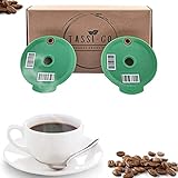 TASSI-GO nachfüllbare Kaffeekapseln für Kaffee | Wiederbefüllbare alternative Kaffeepads für Bosch Tassimo-Kaffeemaschinen – 2x 180 ml (2er-Set)
