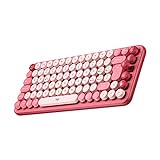 Logitech POP Keys Mechanische kabellose Tastatur mit anpassbaren Emoji-Tasten, Italienisches QWERTY-Layout - Pink