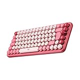 Logitech POP Keys Mechanische kabellose Tastatur mit anpassbaren Emoji-Tasten, Italienisches QWERTY-Layout - Pink