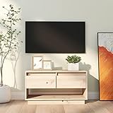 Home Furniture TV-Schrank 74x34x40cm Massivholz Kiefer
