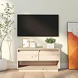 Home Furniture TV-Schrank 74x34x40cm Massivholz Kiefer