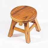 Kinderhocker, Schemel, Kinderstuhl massiv aus Holz ohne Motiv, blank