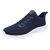 Gelbe Schuhe Herren 46 Herrenschuhe Mesh Atmungsaktiv Schnüren Einfarbig Lässige Mode Einfache Schuhe Laufschuhe Sneaker Socken Herren S