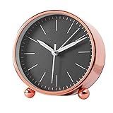 HASMI Wecker Analog Schlafzimmer Stille Tischuhr Wake Up Wecker Mode Desktop Uhr Dekoration Alarm Clock