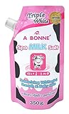 ABONNE Spa Milk Salt Whitening Smooth Baby Skin Peeling 350g Home Spa