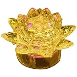 Yardwe Lotus Schwimmende Licht Lotus LED Laterne Glas Solarlampen Solarbetriebene Wasserdichte Garten Pool Lichter für Garten Hof Schwimmbad Teich Brunnen Aquarien Dekoration