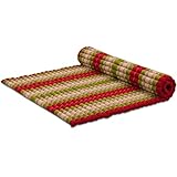 Asia WOHNSTUDIO ROLLMATTE, Kapok Rollmatte der Marke Asia Wohnstudio, 200cm (Länge) x 145cm (Breite) x 4,5cm (Höhe), Thailändische Rollmatte, Entspannungsmatte, Yogamatte, Pilates, Rollmatratze