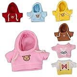 haoshuo Puppen mit wechselbarer Kleidung, Baumwollpuppe, kleine Babypuppe, Kleidung und Accessoires, Weihnachten, Ostern, Geburtstagsgeschenk für Mädchen (Puppe ohne Kleidung)