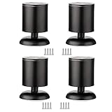 SetSailW Tisch Füße Tischbeine 4 Stück Möbelfüße Verstellbare Verstellbare Füße für Fernsehschrank Sofa Lehrstuhl Badezimmerschrank,black-20CM(7.9IN)