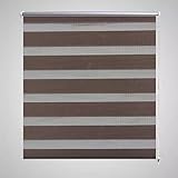 Doppelrollo, MOONAIRY Rollo Ohne Bohren, Klemmrollos Für Fenster Ohne Bohren, Thermorollo Ohne Bohren, Verdunkelungsrollo, Fenster Sichtschutz, 70 x 120 cm Coffee